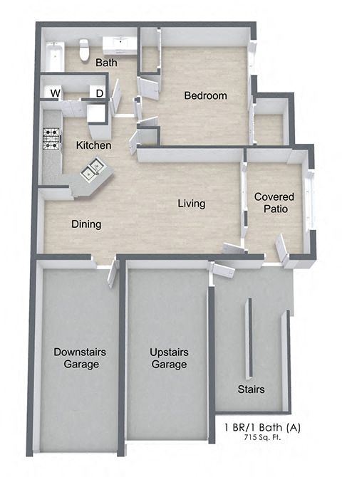 1 Bedroom Floor Plan